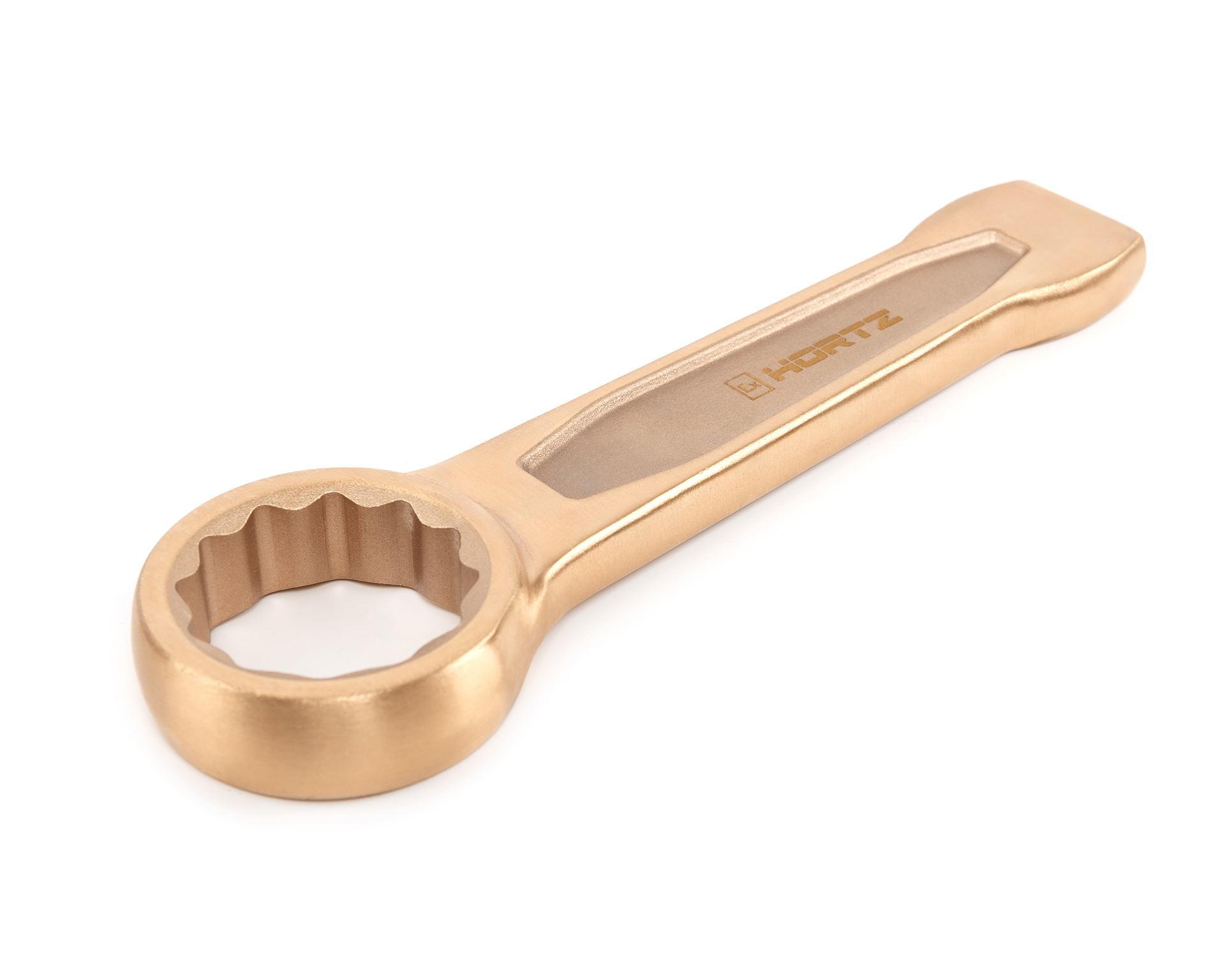 Ключ гаечный накидной ударный 110 искробезопасный сплав BeCu 160-110, HORTZ