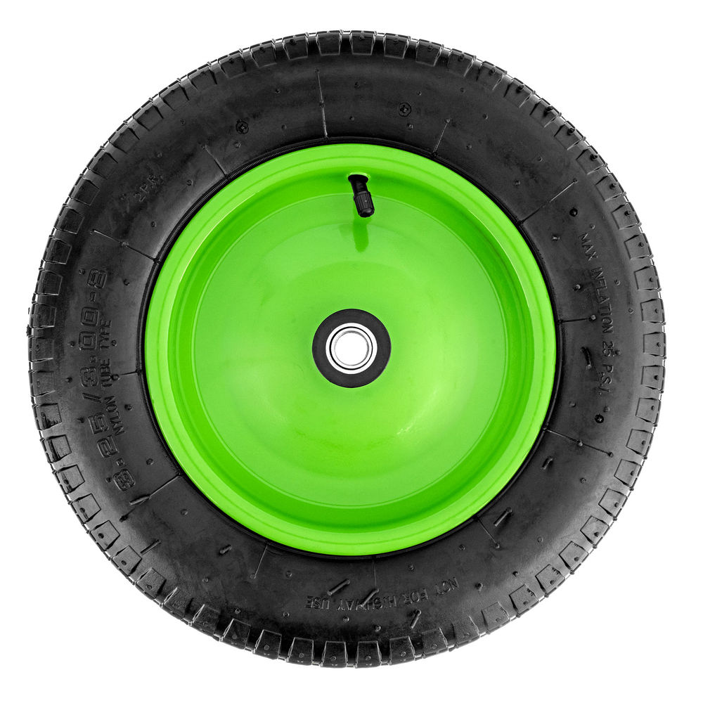 Колесо пневматическое 3.25/3.00-8, длина оси 90 мм, подшипник 16 мм Сибртех (68973)