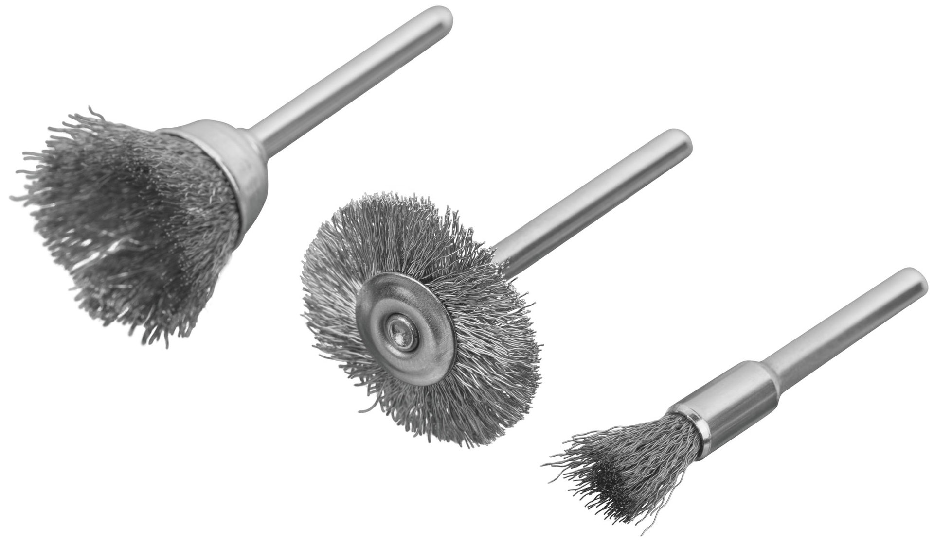 Корщетки стальные набор 3 шт (36903)