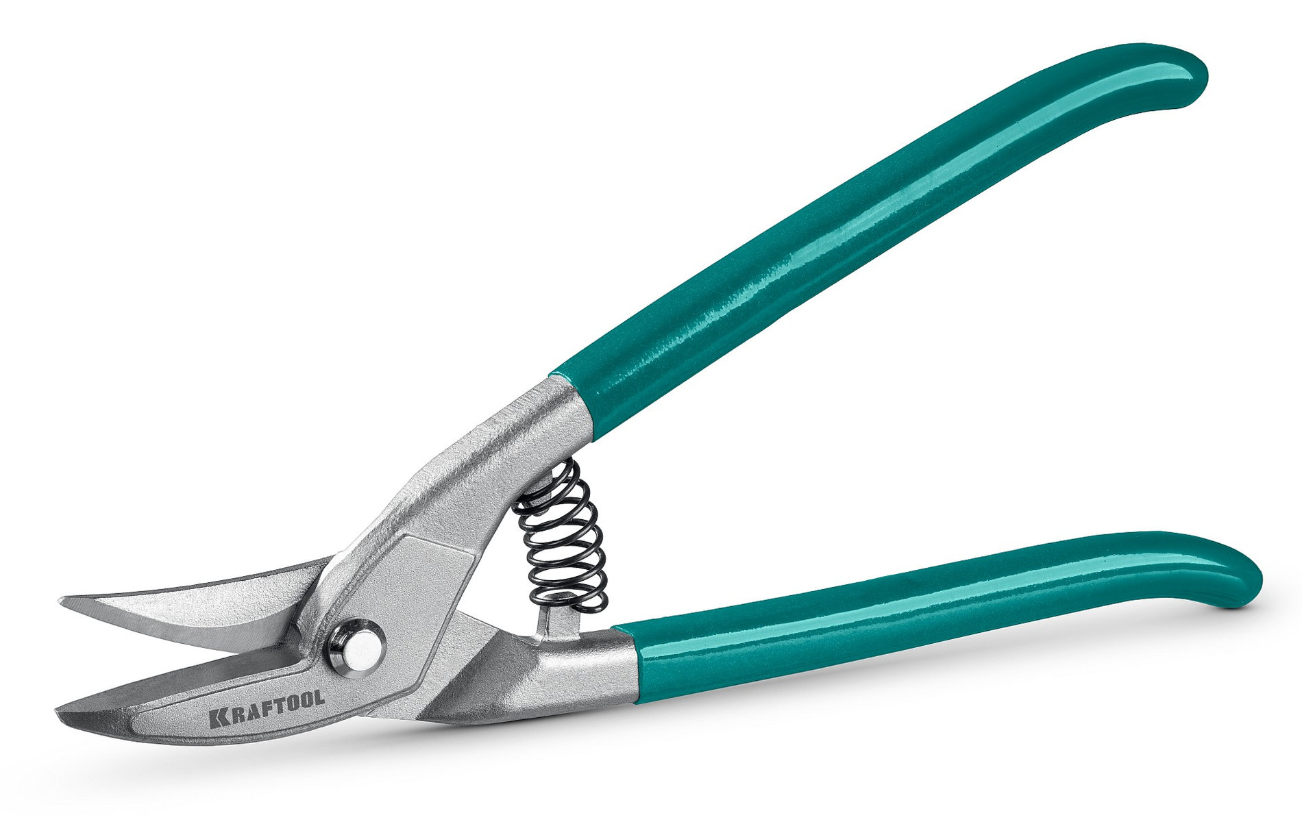 KRAFTOOL RADIUS левые 280 мм радиусные цельнокованые ножницы по металлу (23010-L)