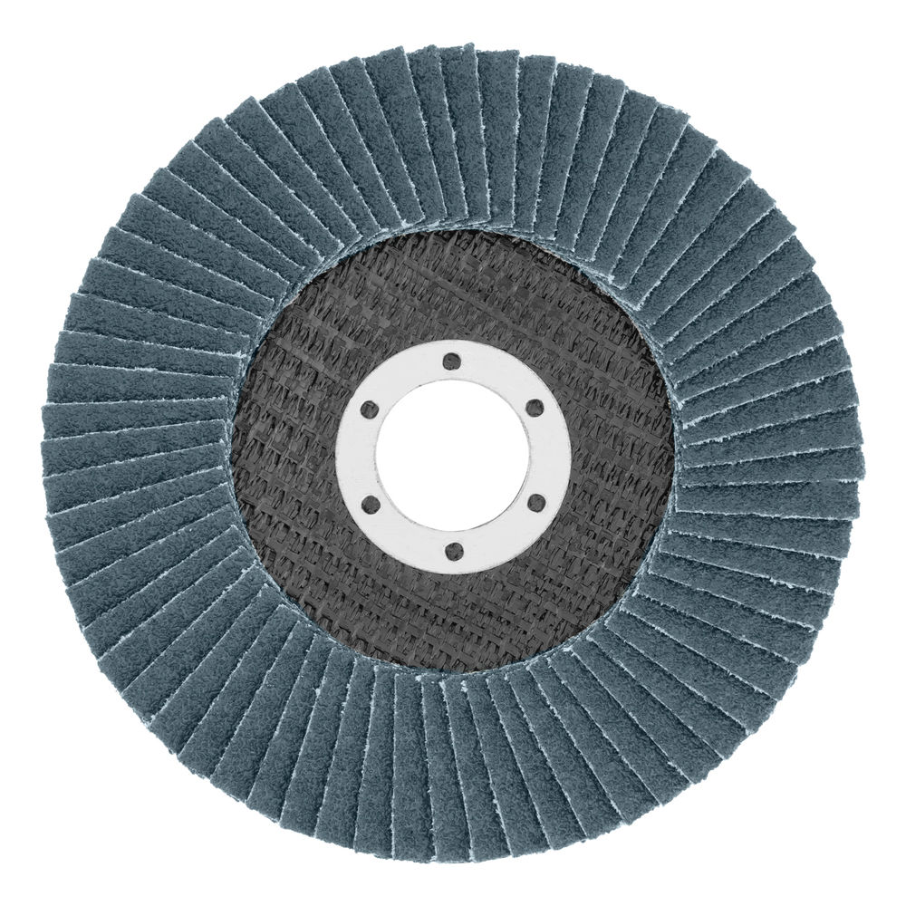 Круг лепестковый торцевой КЛТ-1, ZK10X W (цирконий) зернистость 40Н(Р 40) 125 х 22.2 мм, БАЗ (74020)