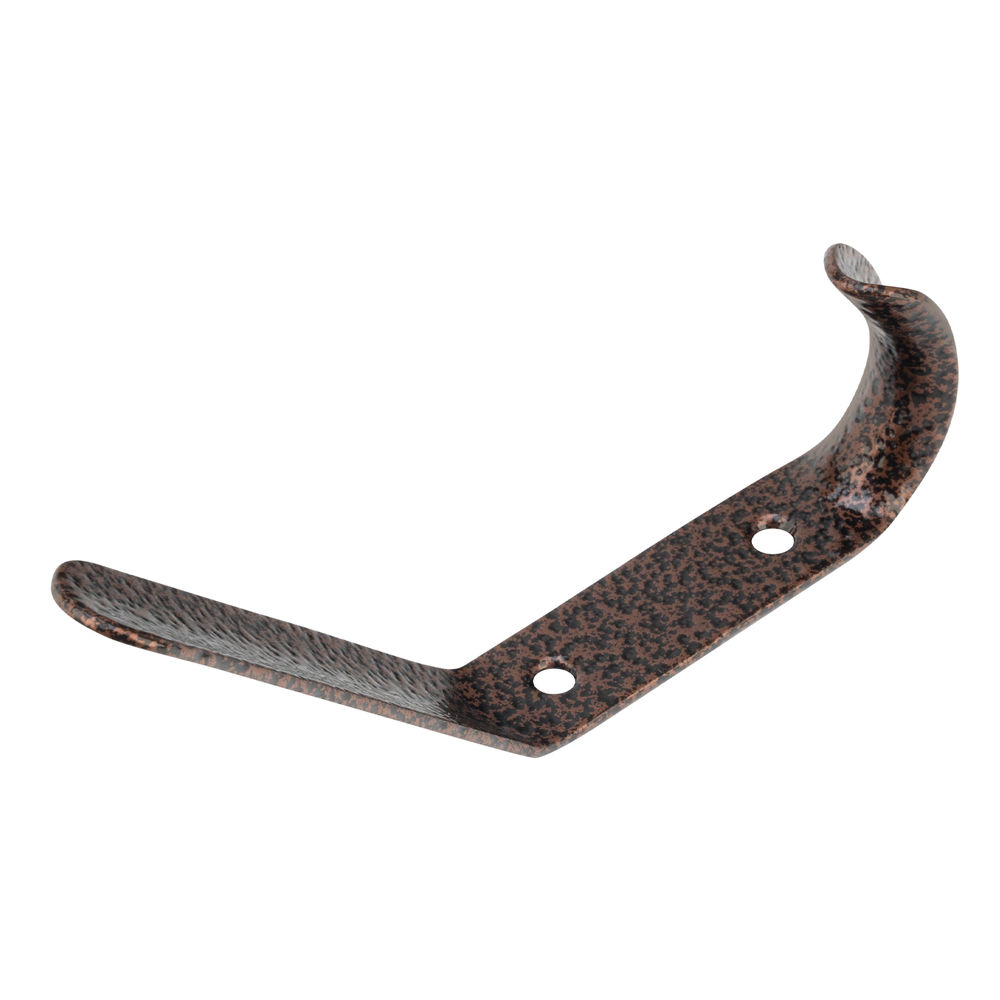 Крючок-вешалка №4, антик медь, 10 шт, (Металлист) (91597)