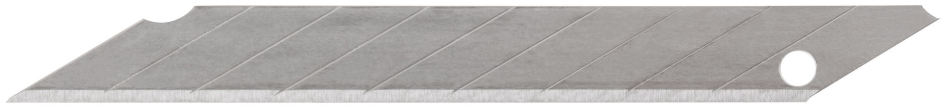 Лезвия для ножа технического 9 мм, 9 сегментов, угол 30 градусов, сталь SK5 (10 шт.) (10415)