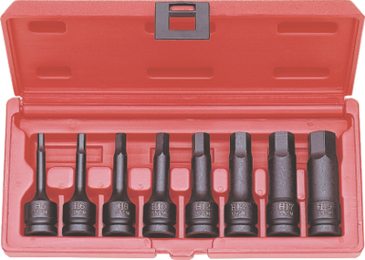 Набор шестигранников ударных 6-19 мм 8пр. 1/2 Licota ASA-40001