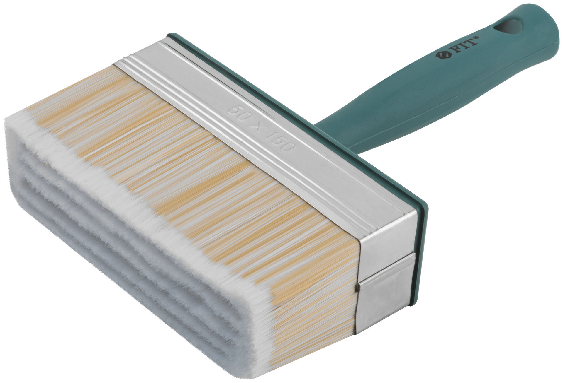 Макловица, искусственная светлая щетина, пластиковый корпус, полая ручка, мини 50 х 150 мм (01640)