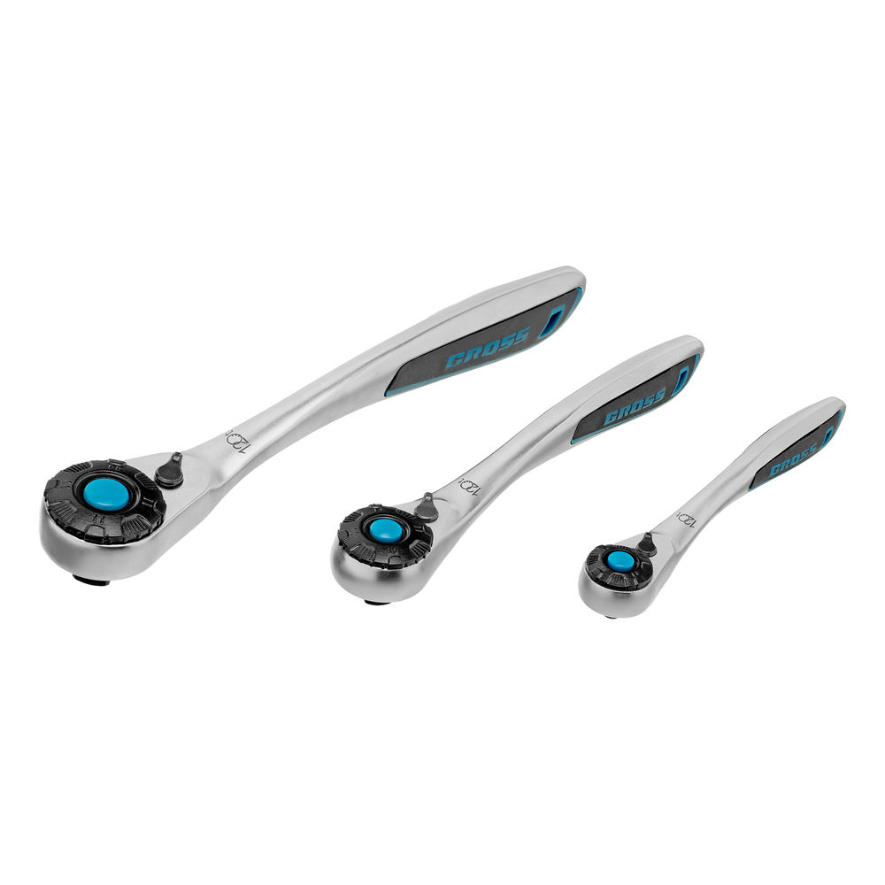 Набор инструментов, 1/2, 3/8, 1/4, CrV, 120 зубьев, 216 предметов Gross