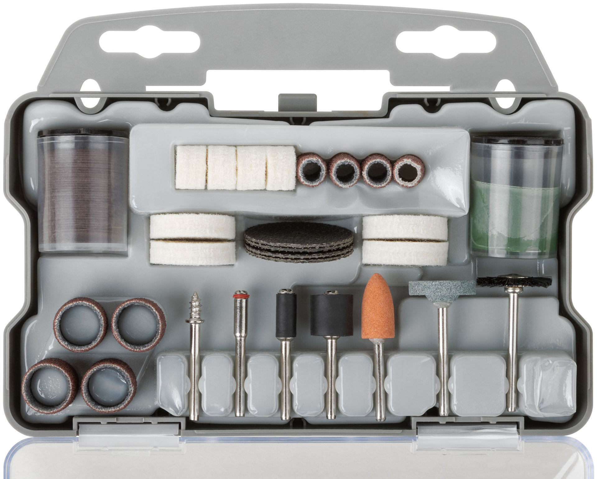 Набор насадок для гравировальной машины в чемоданчике 64 шт.