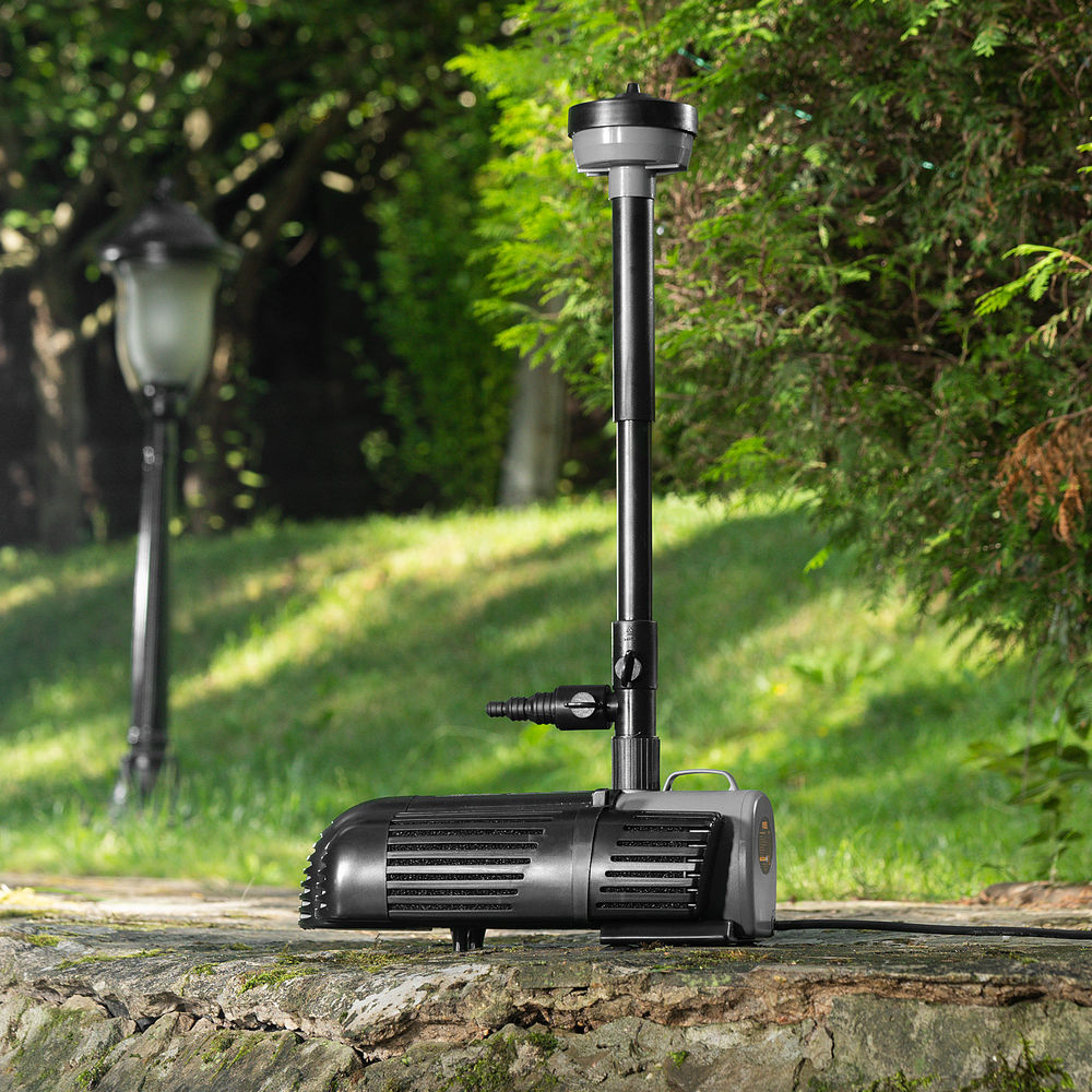 Насос фонтанный FNP90-39, 92 Вт, подъем 3,9 м, 3200 л/ч, колокольчик/каскад/гейзер Denzel (99033)