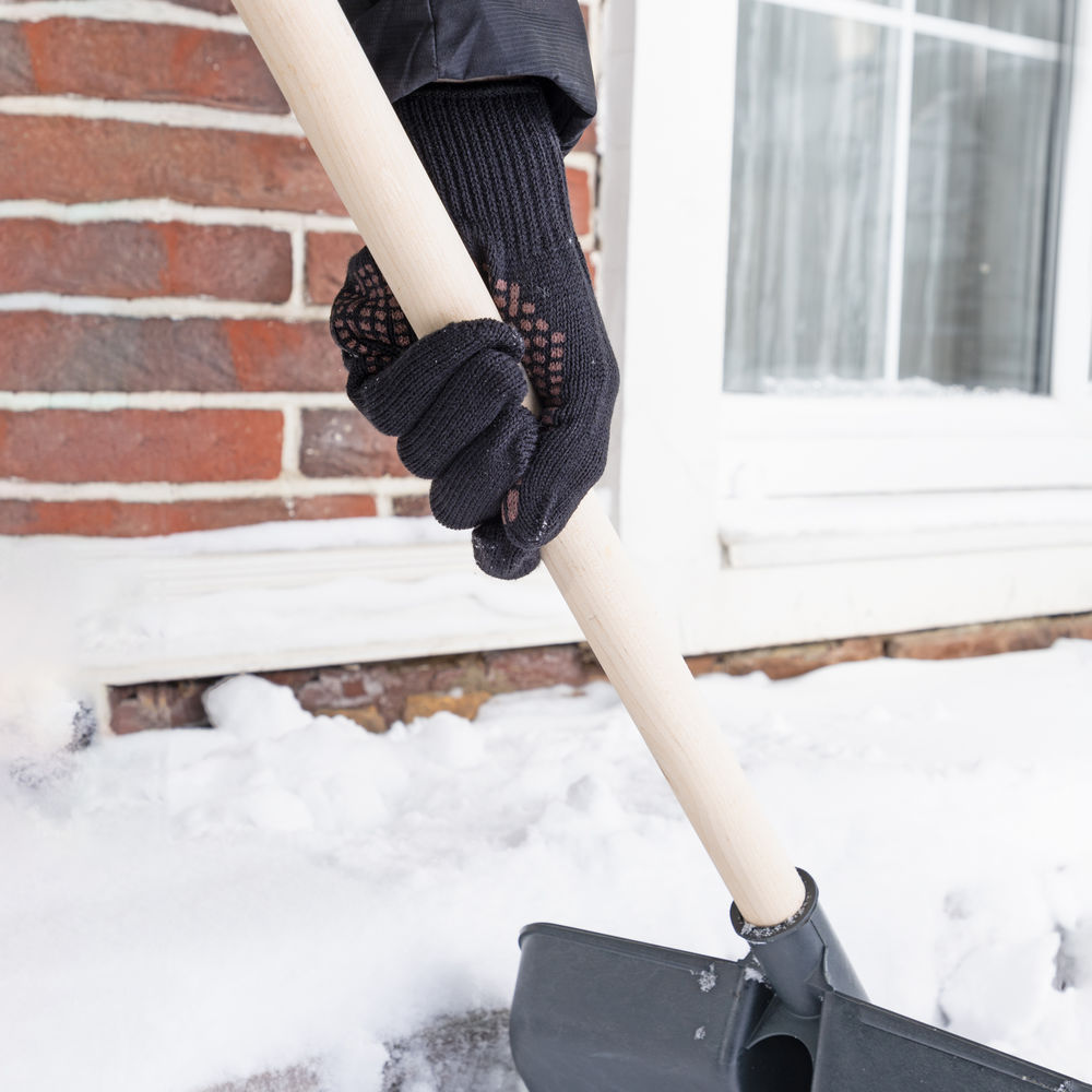 Перчатки трикотажные, акрил, ПВХ гель, Протектор, черны, оверлок Сибртех (68661)