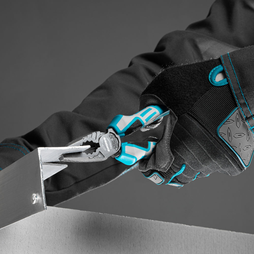 Плоскогубцы комбинированные 165 мм, трехкомпонентные рукоятки Gross (16972)