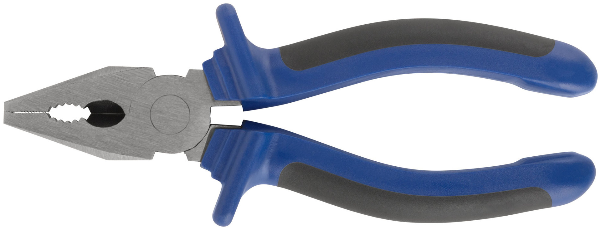 Плоскогубцы комбинированные Один двухцветные обрезиненные ручки, полированная сталь 160 мм (47472М)