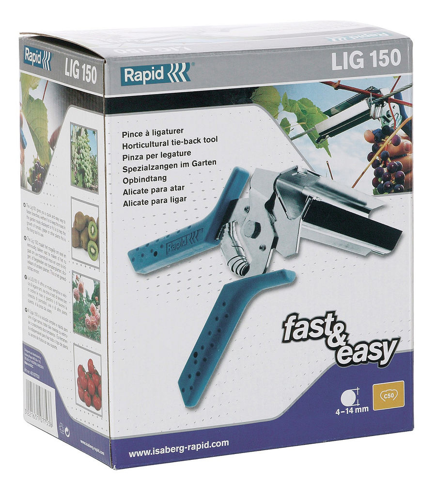 Профессиональный кольцевой плайер R:Plier LIG 150 Vine для травмобезопасного крепления растений RAPID 40107753