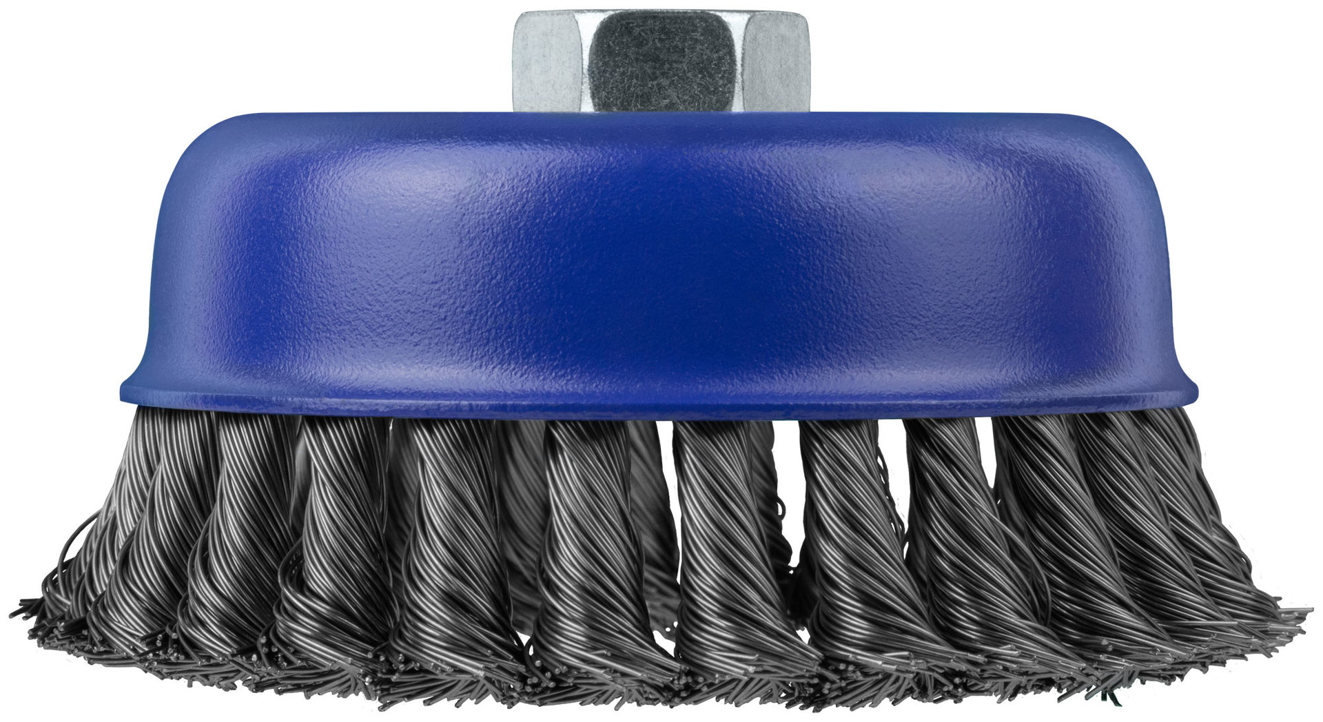 Щетка для УШМ, М14, тип Чашка, крученая витая проволока 0,5 мм, 125 мм, блистер, CUTOP Profi (82-900)