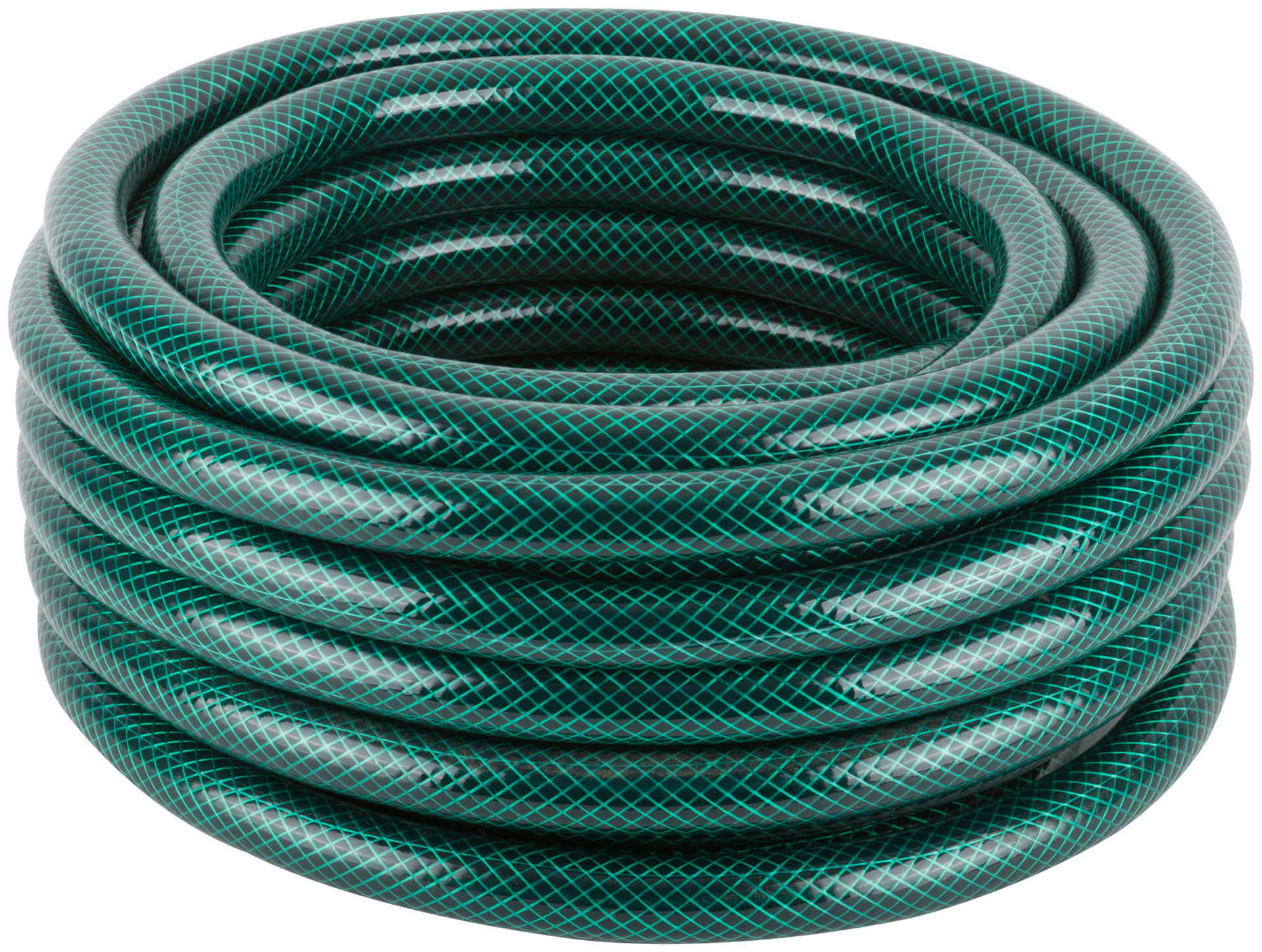 Шланг поливочный трехслойный армированный, зеленый 3/4 х 1,5 мм х 15 м (76307)