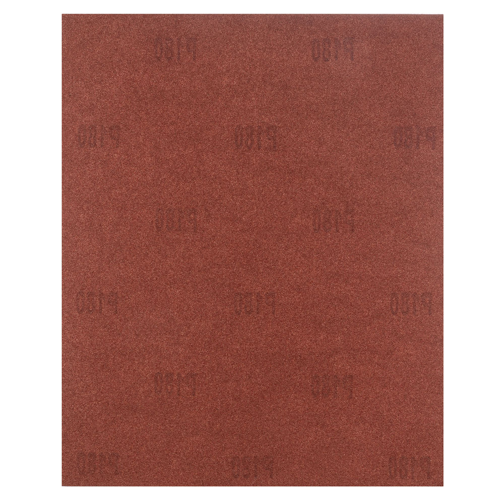 Шлифлист на бумажной основе, P 180, 230 х 280 мм, 10 шт, водостойкий Matrix (75612)