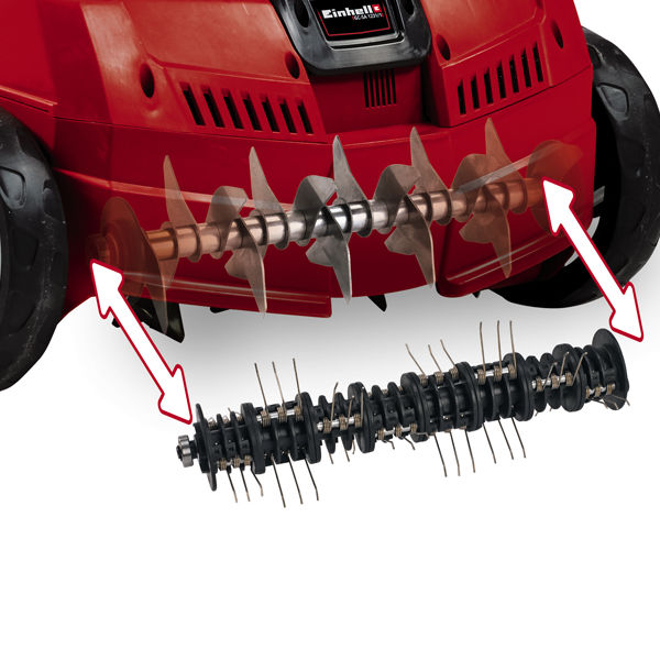 Скарификатор-аэратор электрический Einhell GC-SA 1231/1, 1200Вт,ширина обраб.31см,8 ножей,28л,до300м (3420640)
