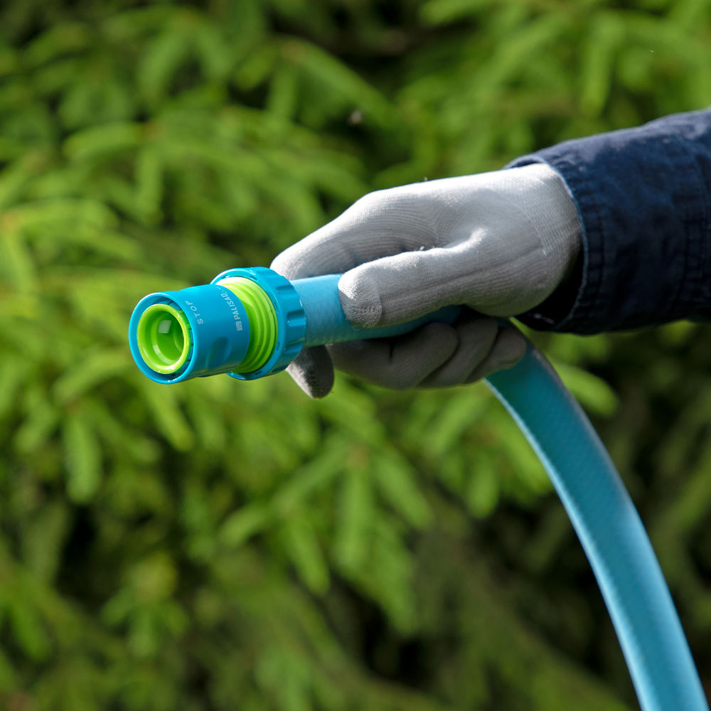 Соединитель пластмассовый, быстросъемный для шланга 3/4, однокомпонентный Palisad Luxe (66257)