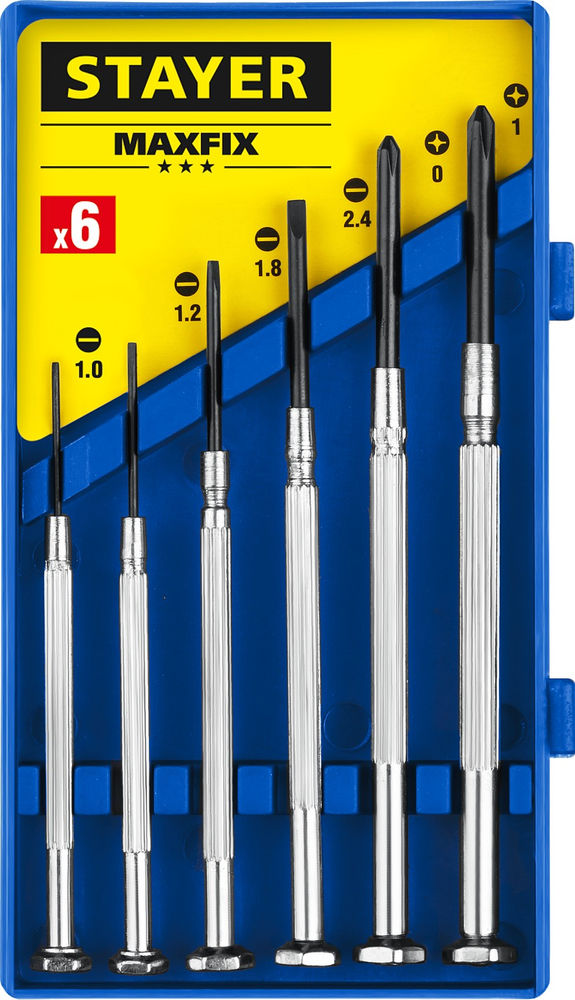 Отвертки часовые 6 предм. STAYER 2560-H6_z02