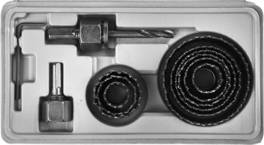 Набор кольцевых коронок по дереву 9 шт, 19-64 мм Maxcut STAYER 29600-H11