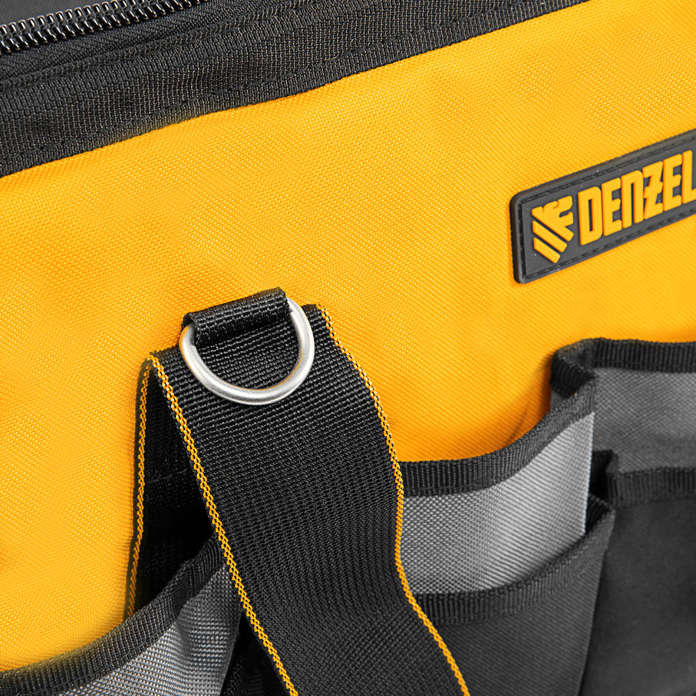Сумка для инструмента, 500х245х300 мм, 20 карман.,съемный органайз. 10 карман.,наплеч. рем. Denzel
