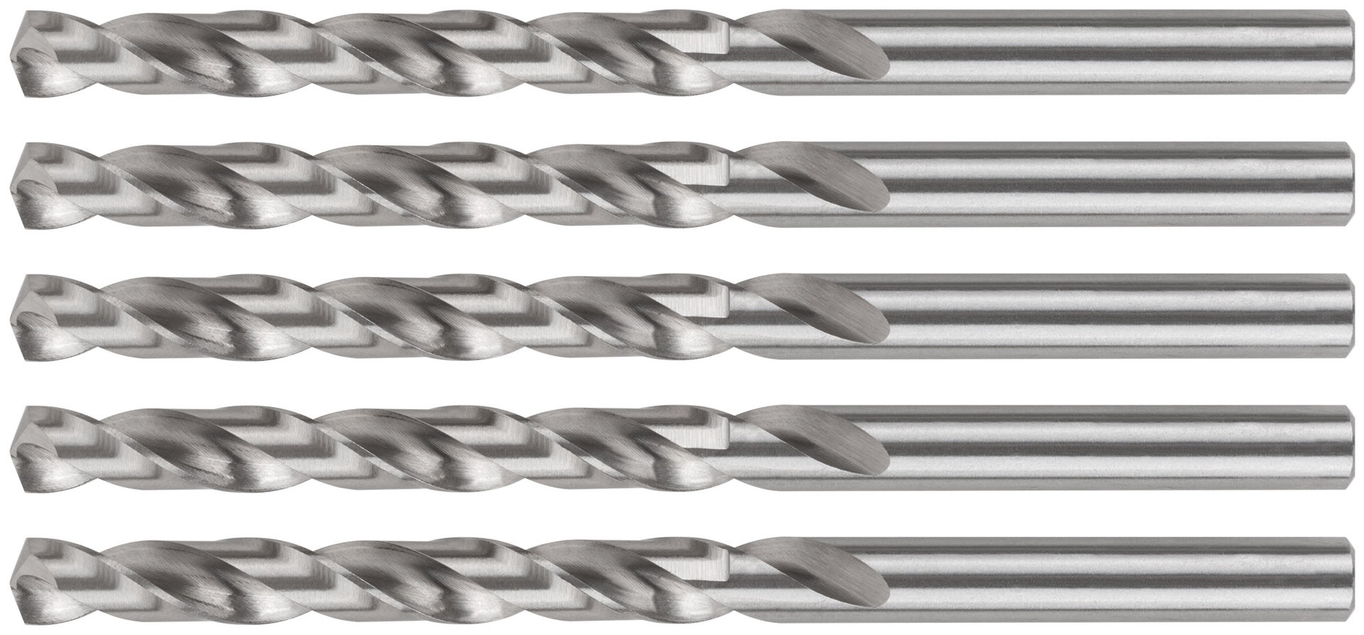 Сверла по металлу HSS шлифованные, угол заточки 135°, 7,0 x 109 мм (5 шт.) (35701М)