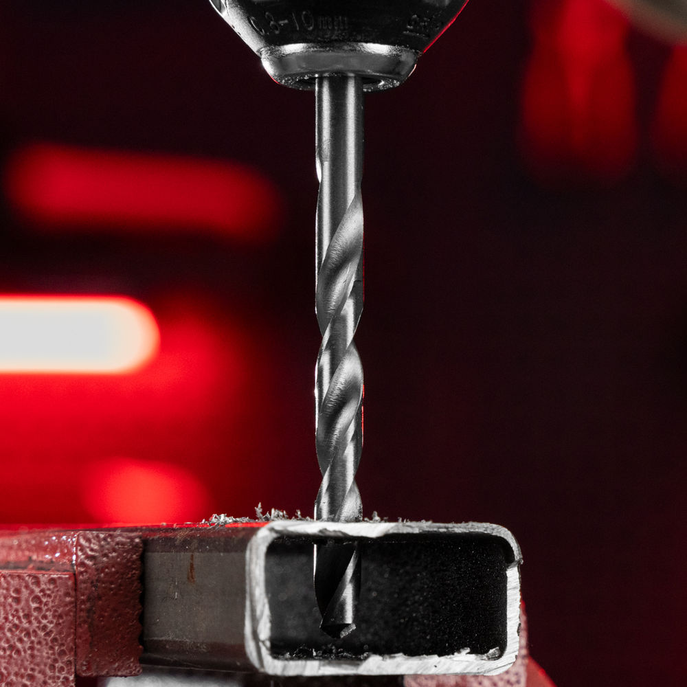 Сверло по металлу, 6.5 мм, полированное, HSS, 10 шт, цилиндрический хвостовик Matrix