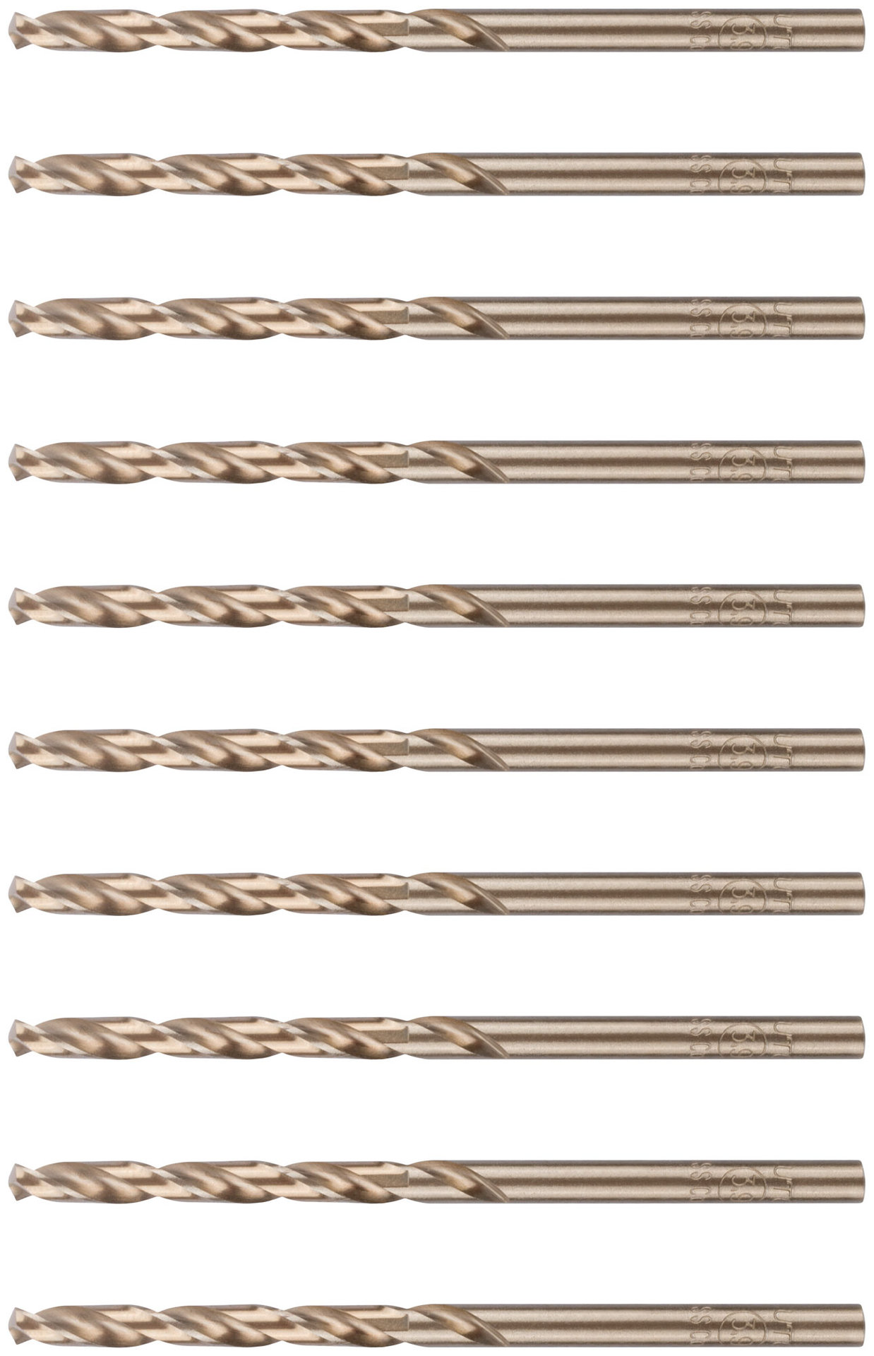 Сверло по металлу Cutop Profi с кобальтом 5%, 3,9 x 75 мм (10 шт) (48-39-10)