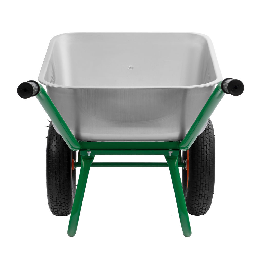 Тачка садово-строительная, 2-х колесная, усиленная, грузоподъемность 320 кг, объем 90 л Palisad (689233)