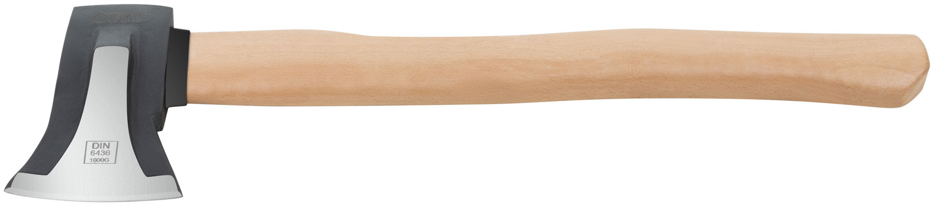 Топор-колун ушастый кованый, деревянная ручка 1000 гр.
