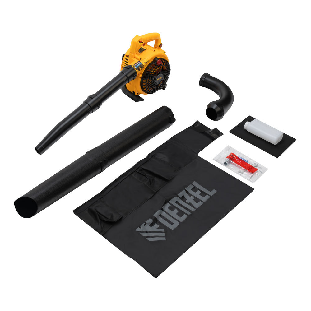 Воздуходувка-пылесос бензиновая GL-260, 26 см3, 1 л.с. Denzel (57902)