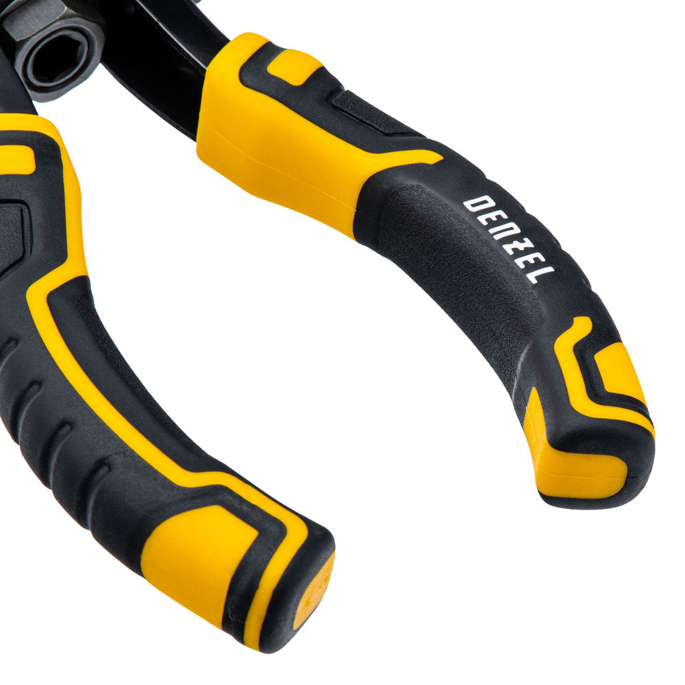 Заклепочник двуручный, заклепки 2,4-3,2-4,0-4,8-6,4 мм Denzel (40500)