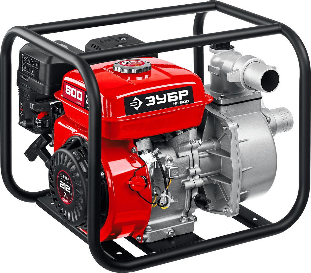 Мотопомпа бензиновая 600 л/мин ЗУБР МП-600