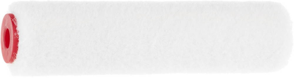 Ролик малярный ВЕЛЮР 15 x 100 мм, бюгель 6 мм, ворс 4 мм, 100% шерсть, для лаков и эмалей ЗУБР 02536-10