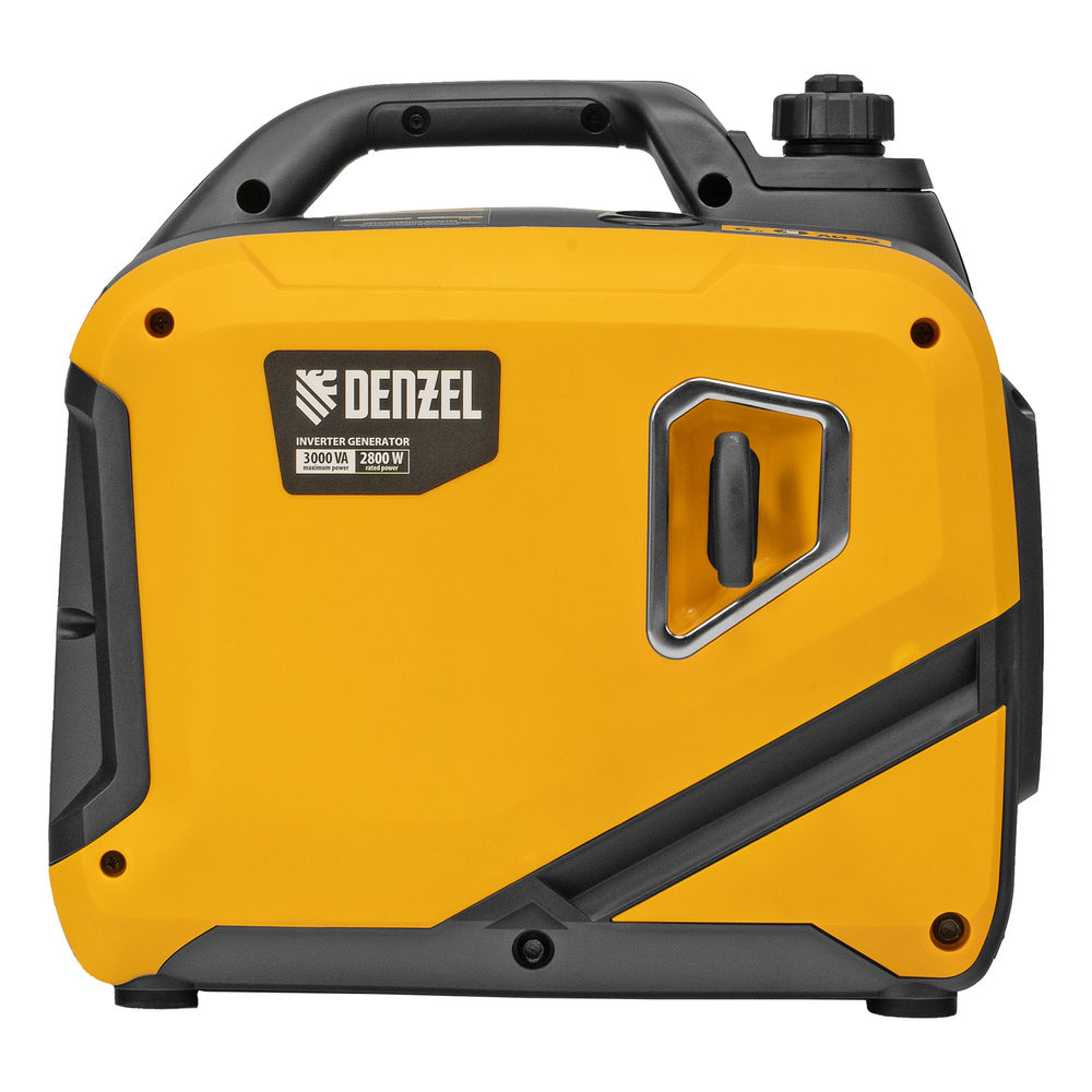 Генератор инверторный GS-3000iS, 3,0 кВт, 230 В, закрытый корпус, ручной старт DENZEL (94716)