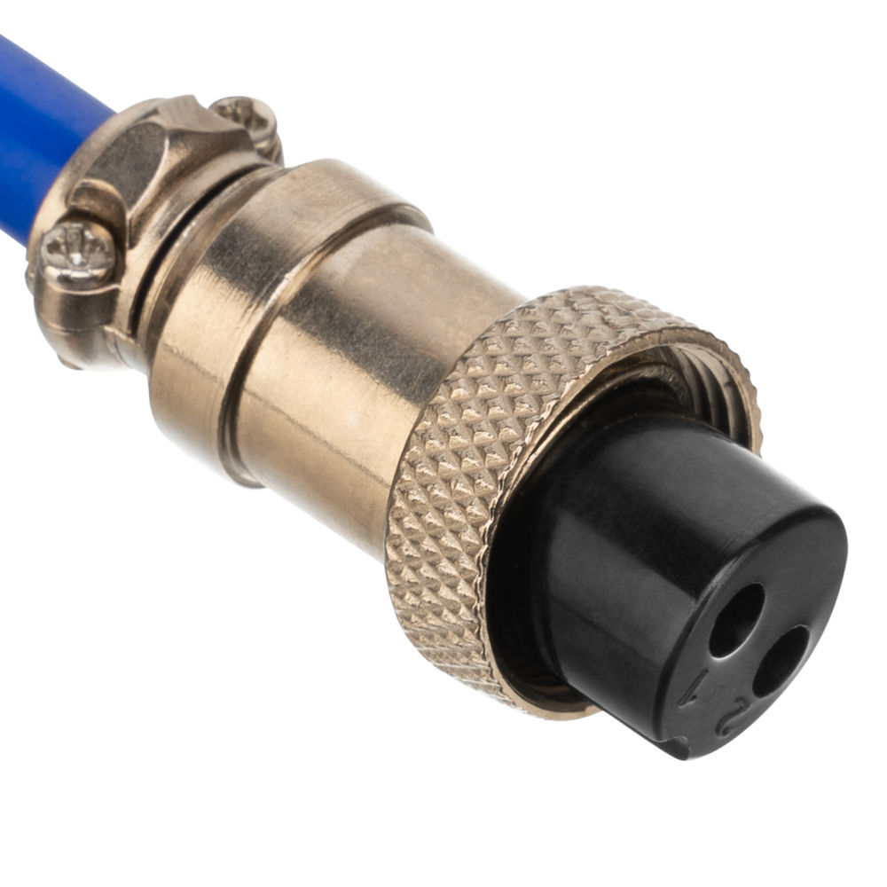 Горелка сварочная TIG WP26, разъем 2 пина, 3 метра Denzel (93644)