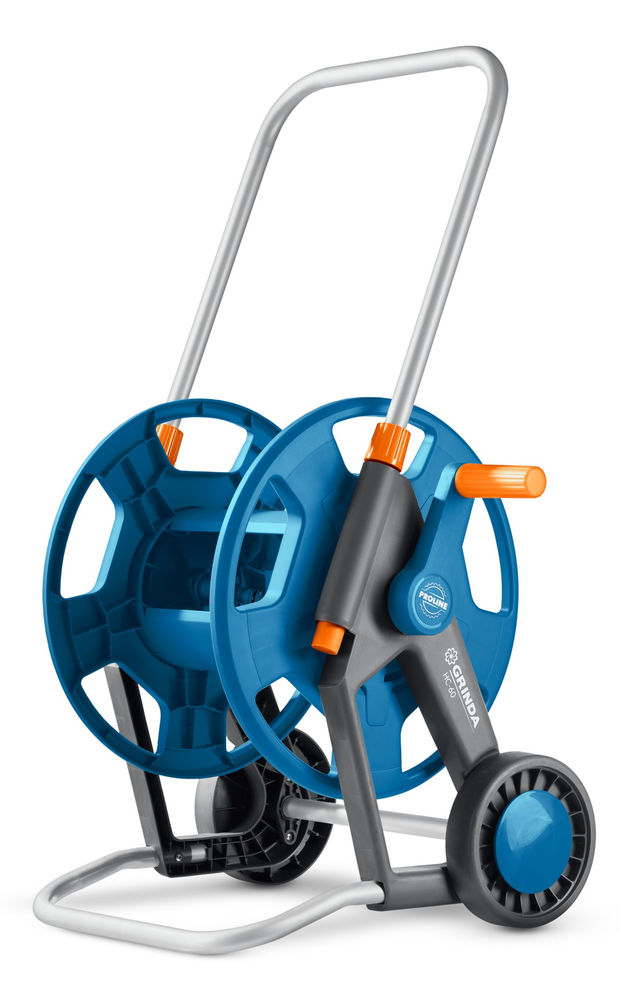 Катушка для шлангов HC-60, для шлангов 60м x 1/2 и 30м х 3/4, усиленные колёса, телескопическая ручка, ProLine GRINDA 8-428430_z02