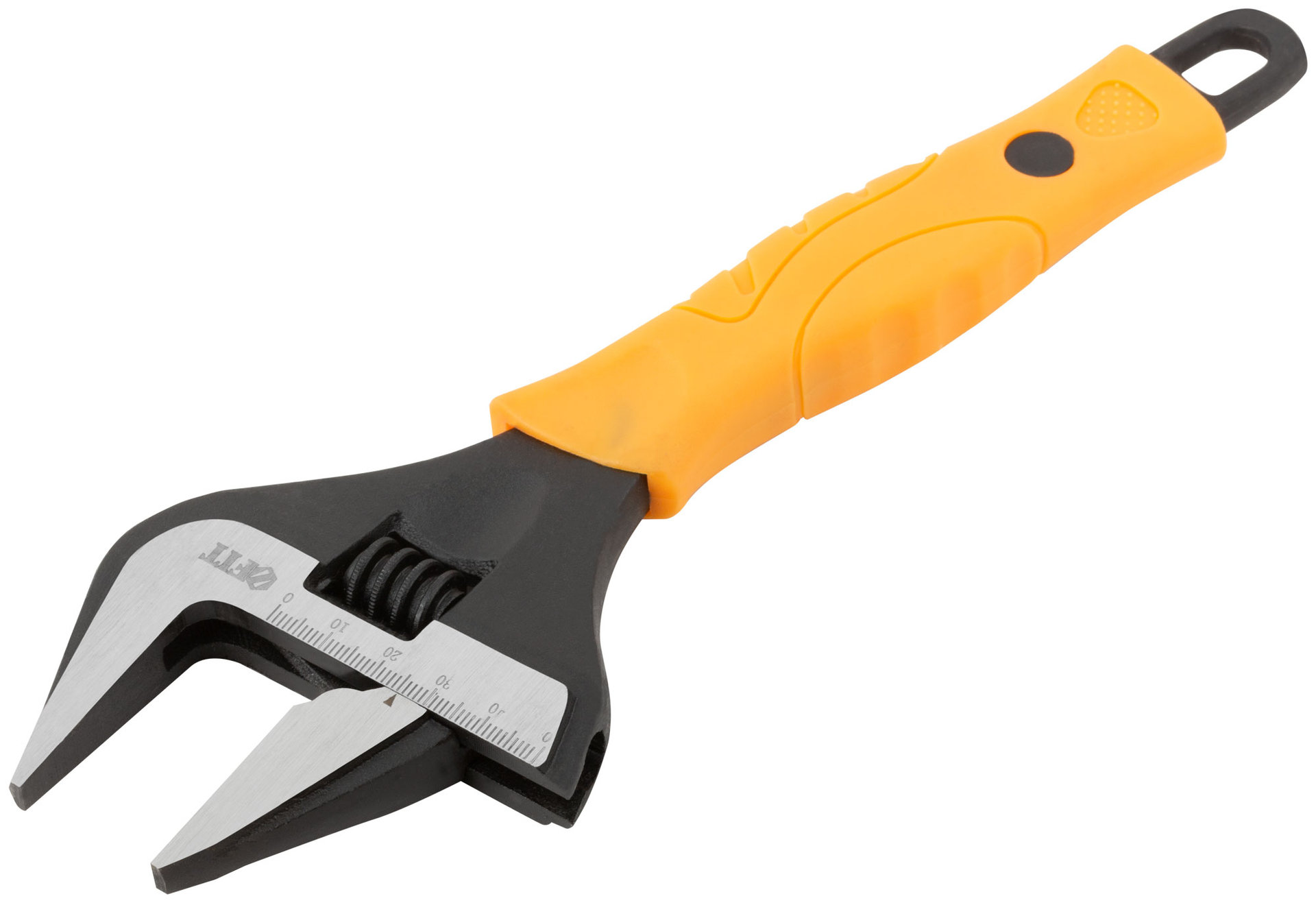 Ключ разводной Эталон, CrV, узкие губки, шкала, экстра увелич.захват, прорезин.ручка 250 мм ( 50 мм )