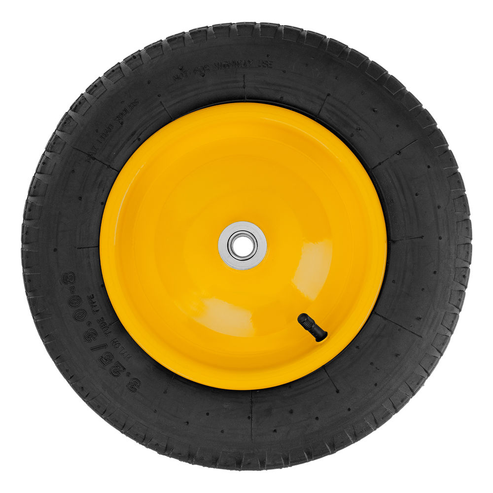 Колесо пневматическое 3.25/3.00-8, D 360 мм, внутренний подшипник D 16 мм, длина оси 94 мм Palisad (68943)