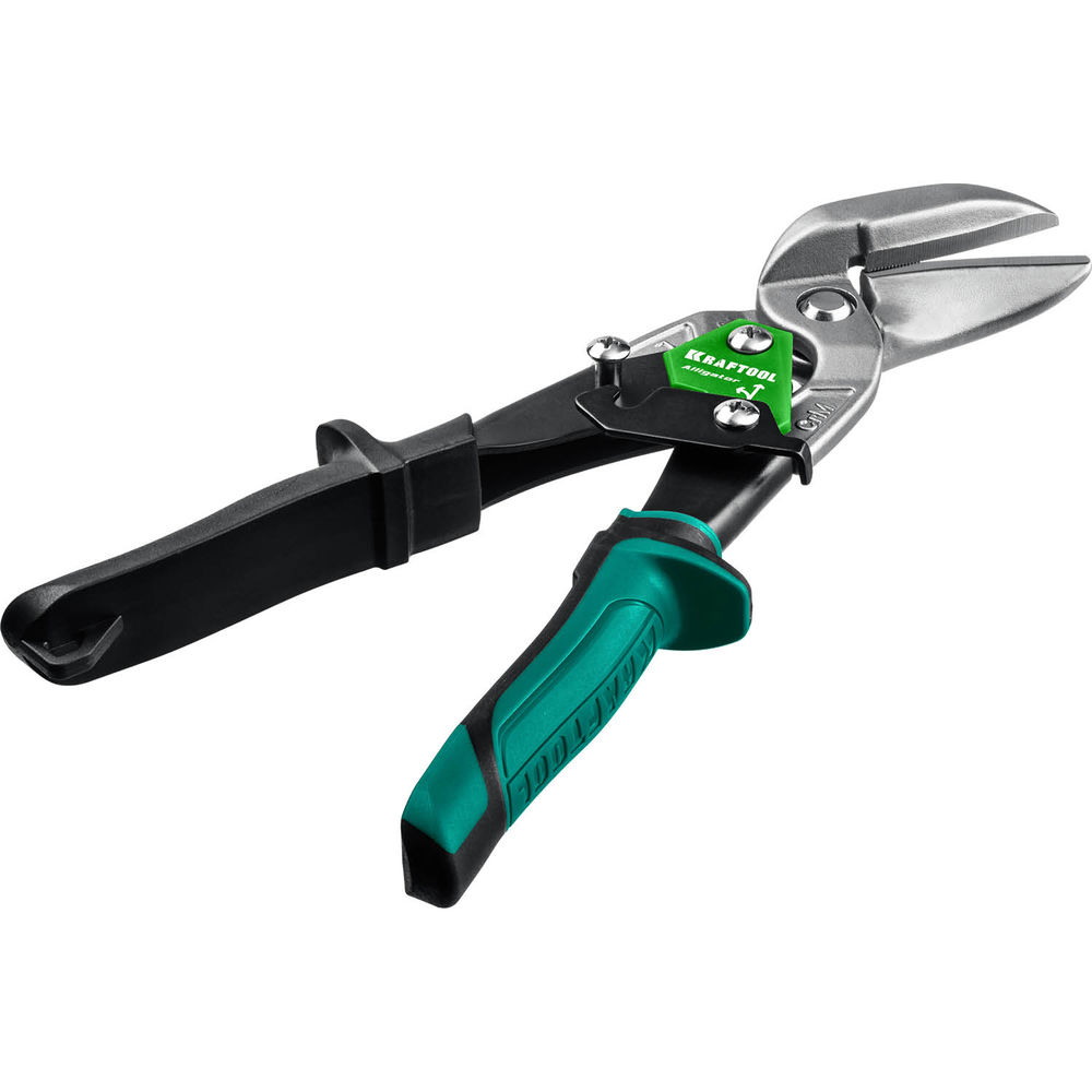 Ножницы по металлу 250 мм левые усиленные с выносом Alligator KRAFTOOL 2328-OL