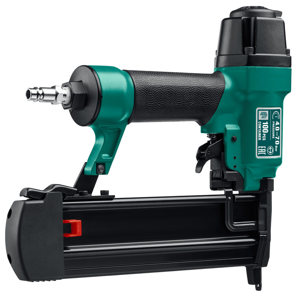 Пневматический нейлер-степлер F18/50C, 18Ga 2-в-1 для скоб тип 55 и гвоздей тип 300 KRAFTOOL 31962