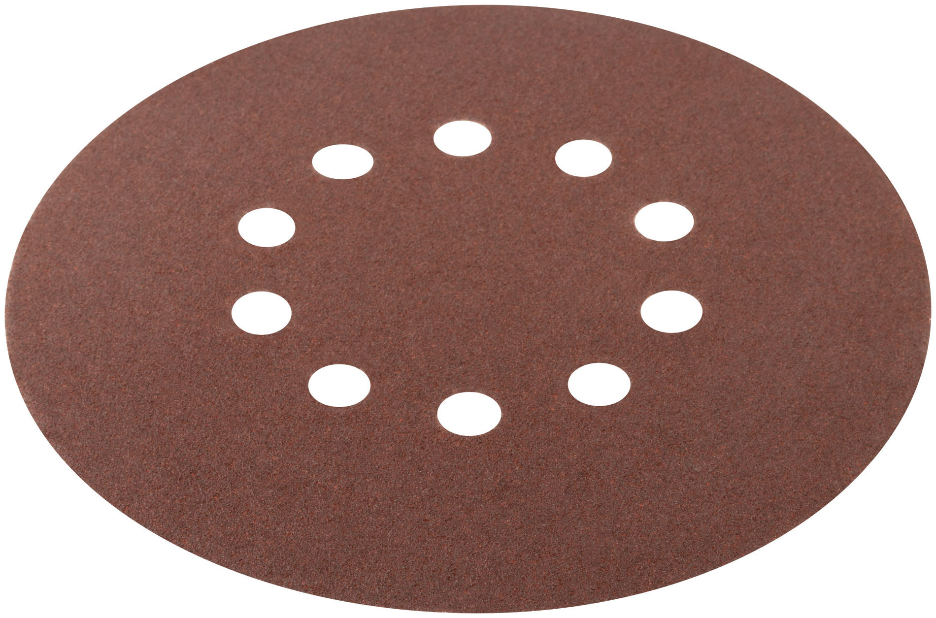 Круги шлифовальные с отверстиями (липучка), алюминий-оксидные, 225 мм, 5 шт. Р 60 (39893)