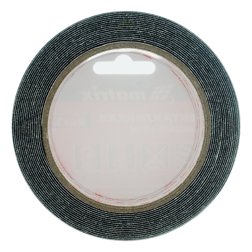 Лента клейкая противоскользящая, черная 50 мм x 5 м Matrix (88707)