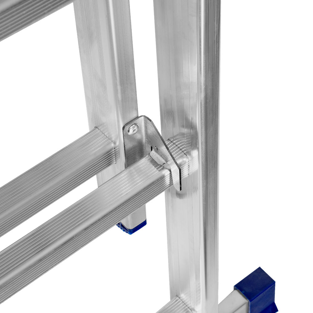 Лестница, 2 х 13 ступеней, алюминиевая, двухсекционная, Сибртех (97913)