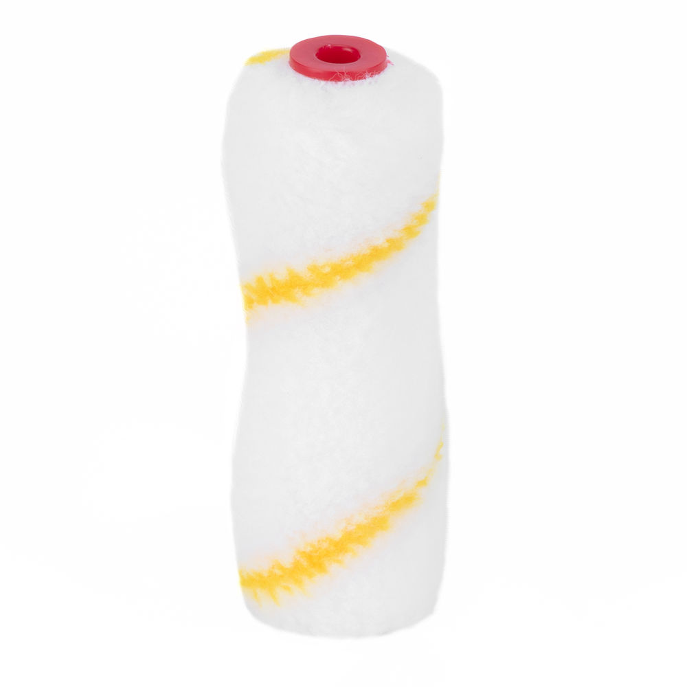 Мини-валик сменный для среднегладких поверхностей синтетический, 100 мм, ворс 12 мм, D 16 мм, D ручки 6 мм, полиакрил MTX (80711)