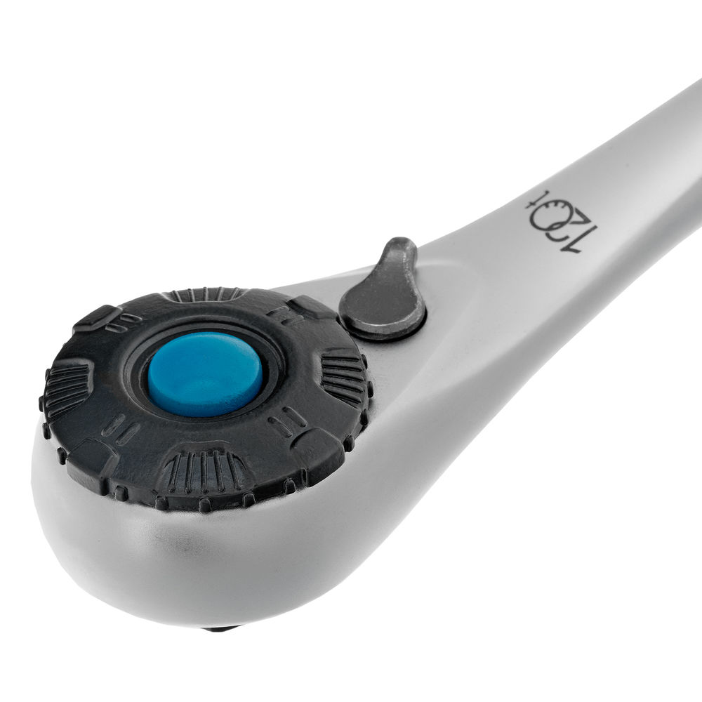 Набор торцевых головок, трещотка 120 зубьев, 3/8, CrV, 12 предметов Gross