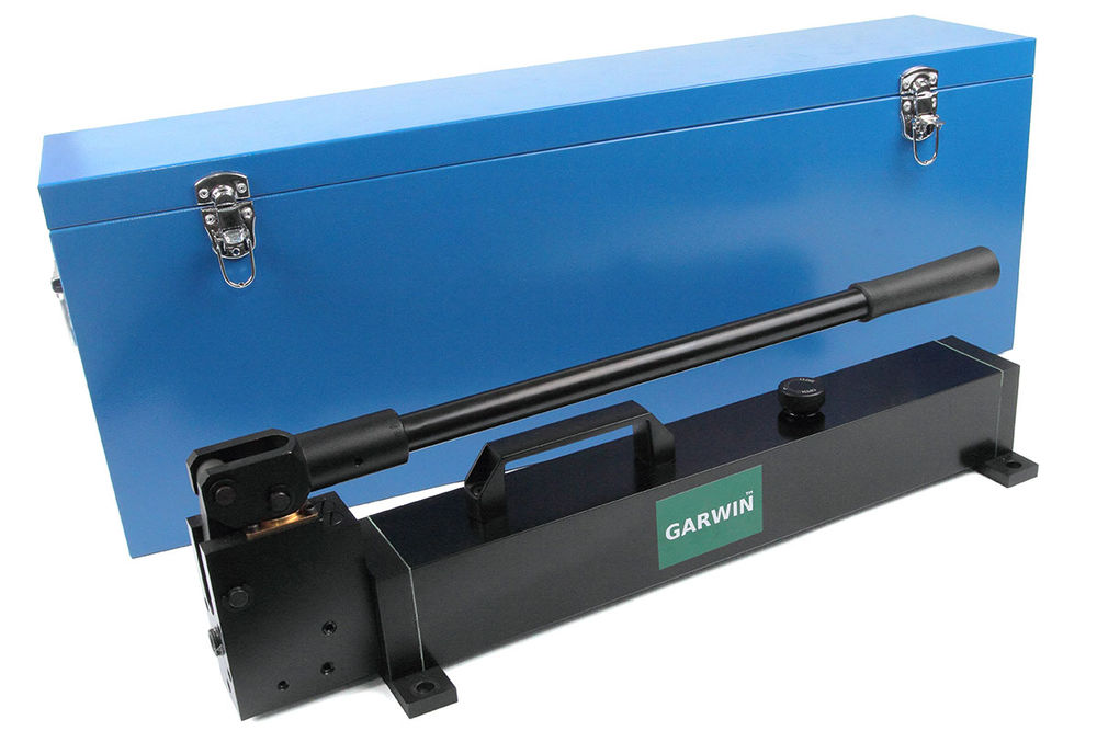 Насос ручной гидравлический с алюминиевым корпусом 700 бар; 1,98 л, GARWIN PRO, GHE-HP0700-1980