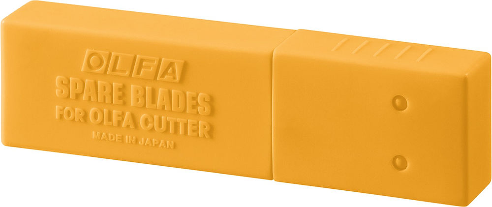 Сегментированные лезвия 9 мм, 50 шт, в пластиковом кейсе + блистер OLFA OL-AB-50B