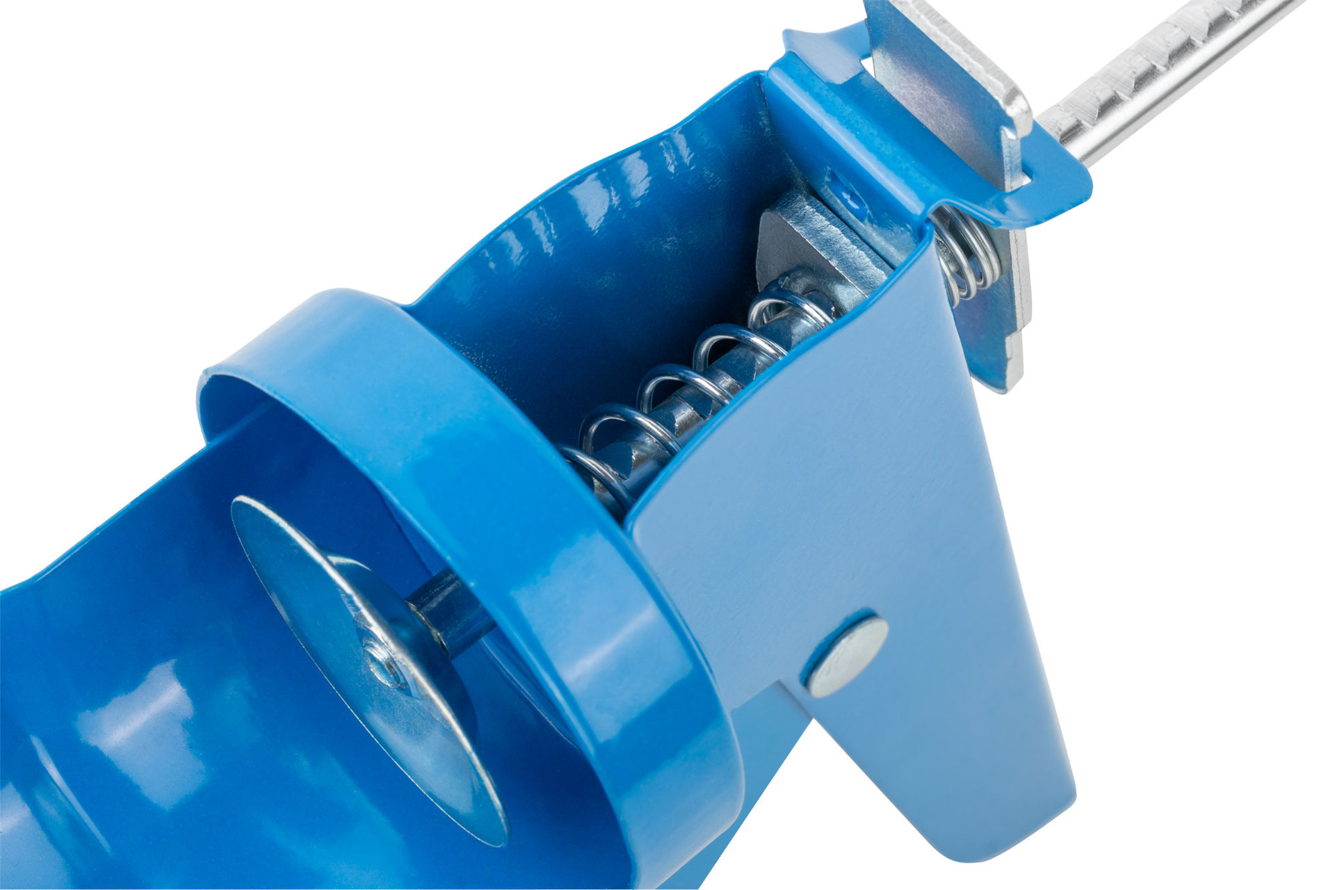 Пистолет для герметика 225 мм полукорпусной, зубчатый шток (14219)