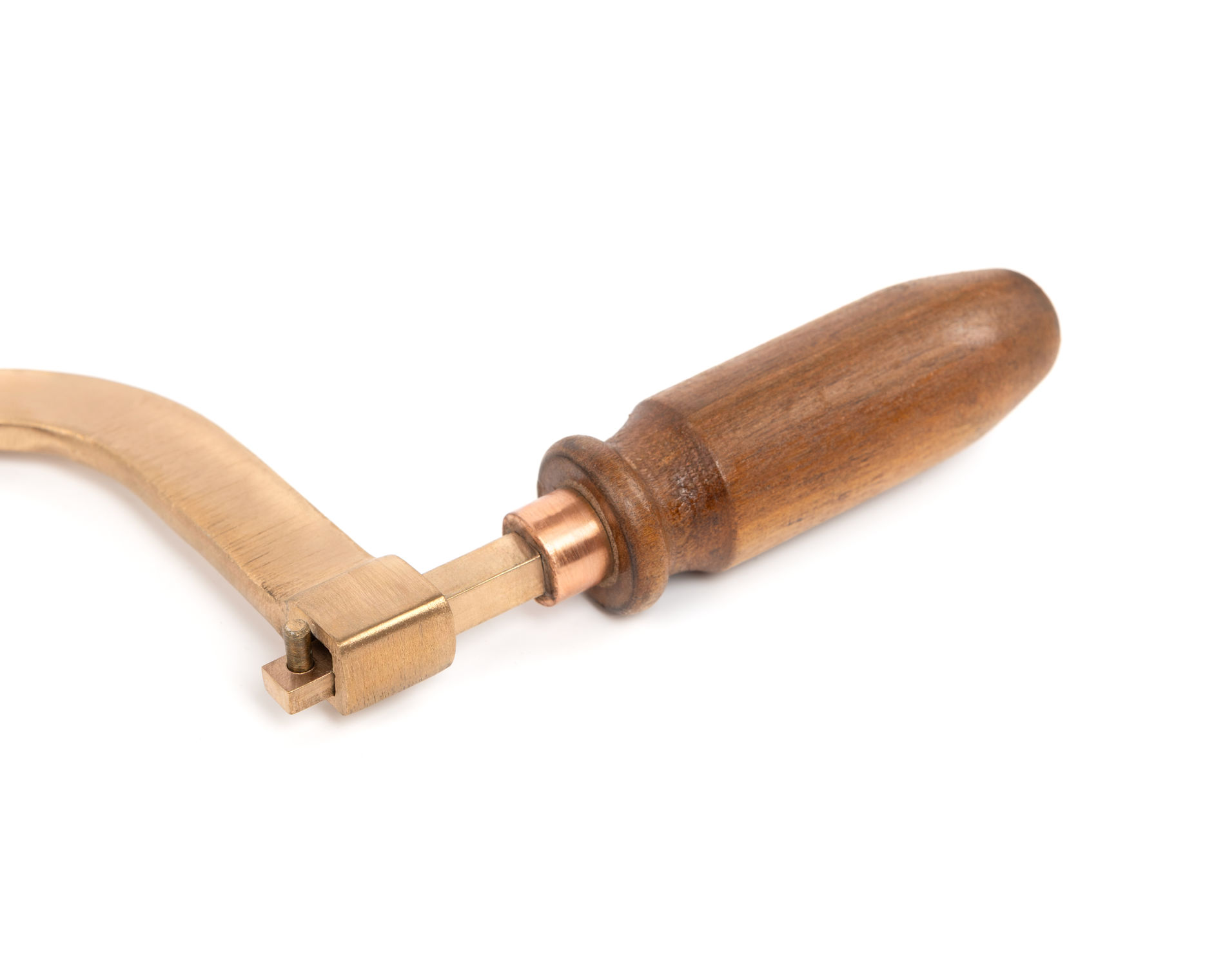 Рамка ножовочная 300 деревянная ручка, искробезопасный сплав BeCu 270-1002, HORTZ