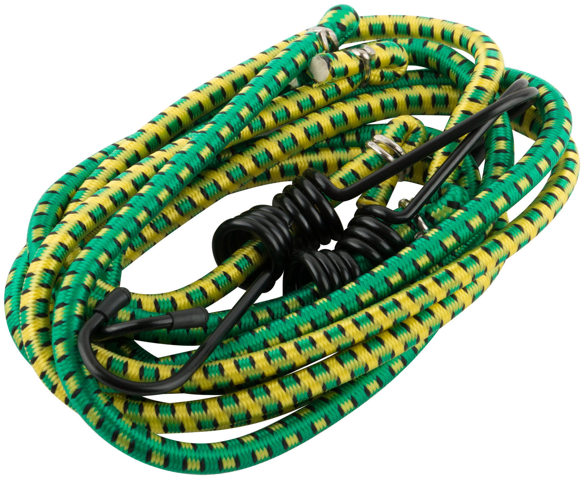 Ремни багажные резиновые, стальные крючки, 2 шт., 7х1200 мм (64894)